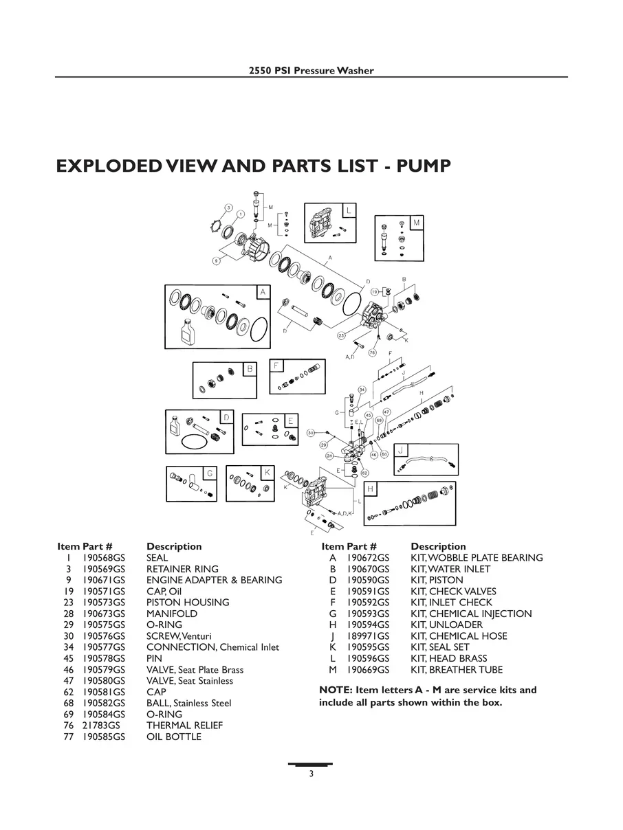 BRIGGS AND STRATTON, 01936, IPL.3
